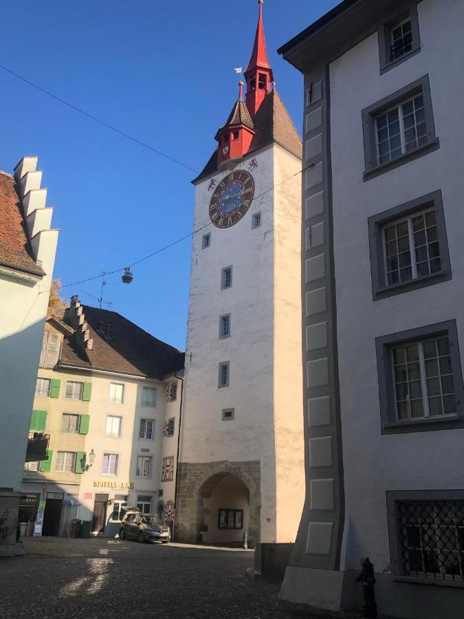 Private Studio Apartment In Bremgarten Luaran gambar
